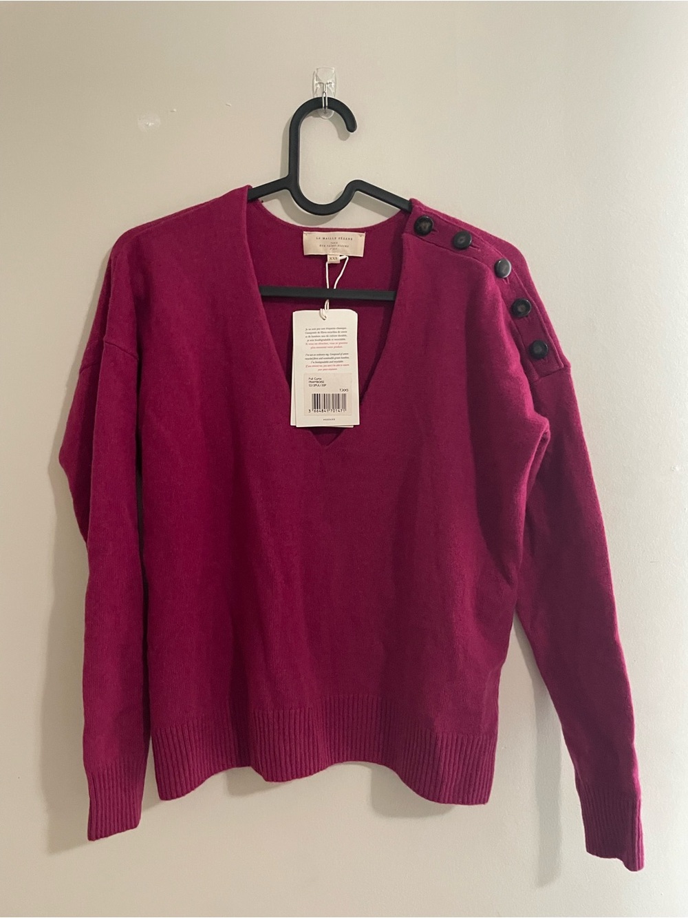 Sezane Cashmere Curtis Sweater